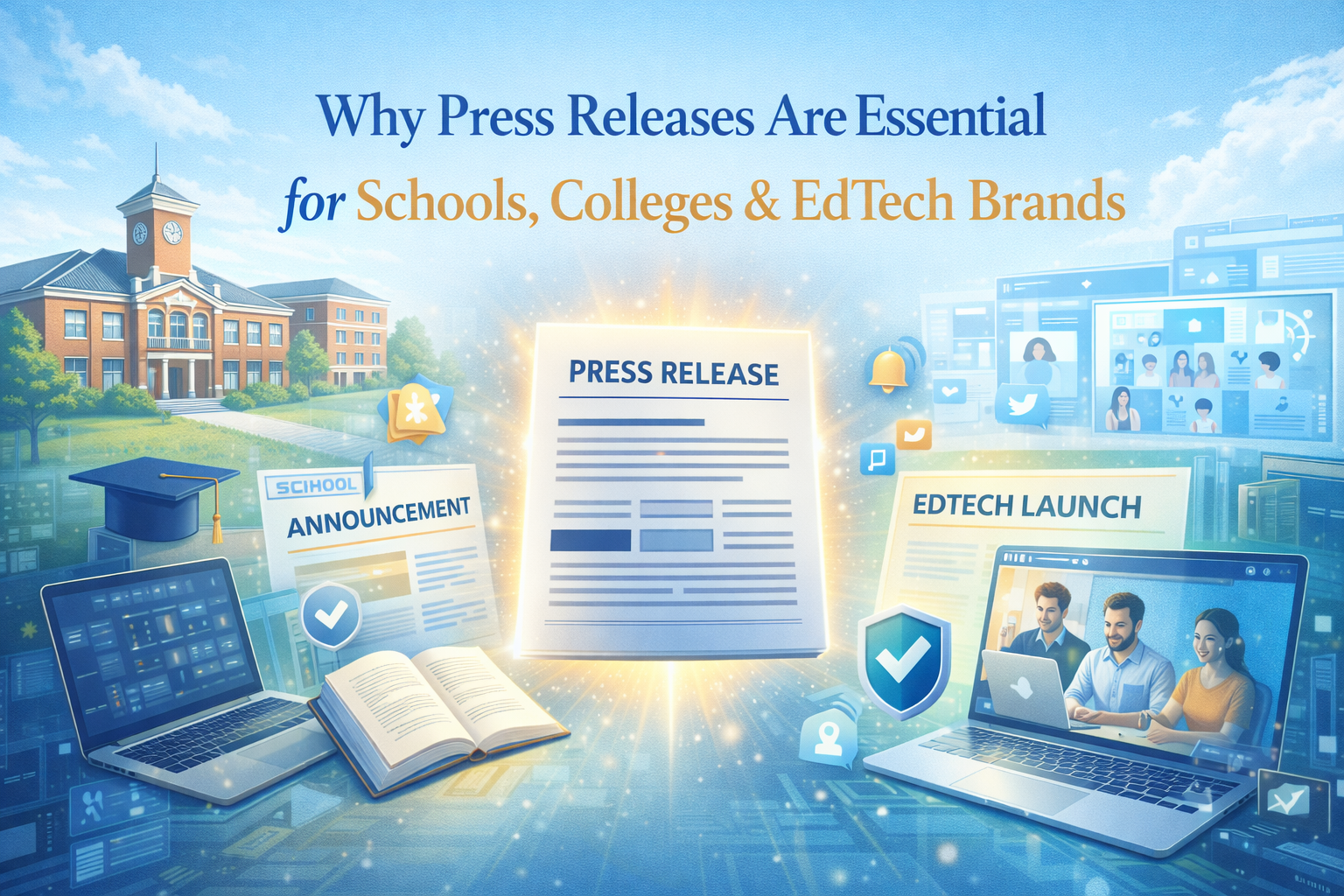 Why Press Releases Are Essential for Schools, Colleges & EdTech Brands