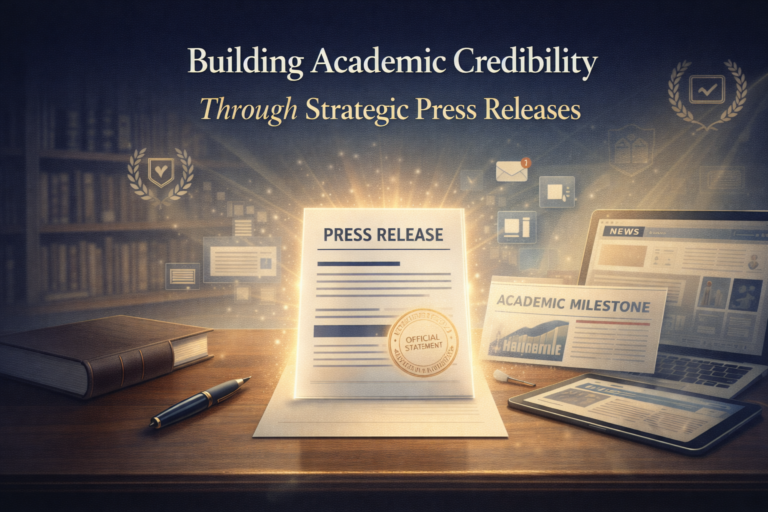 Building Academic Credibility Through Strategic Press Releases