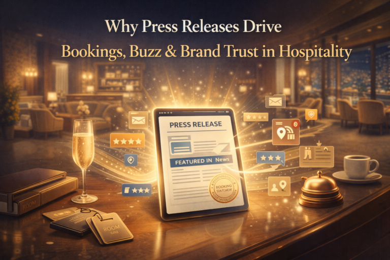 Why Press Releases Drive Bookings, Buzz & Brand Trust in Hospitality