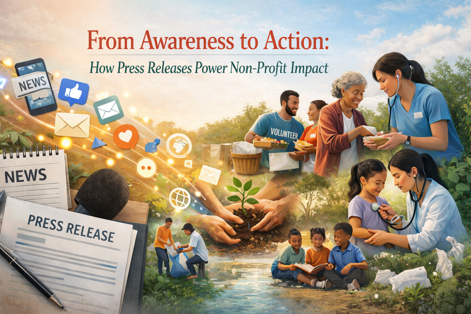 From Awareness to Action: How Press Releases Power Non-Profit Impact From Awareness to Action: How Press Releases Power Non-Profit Impact